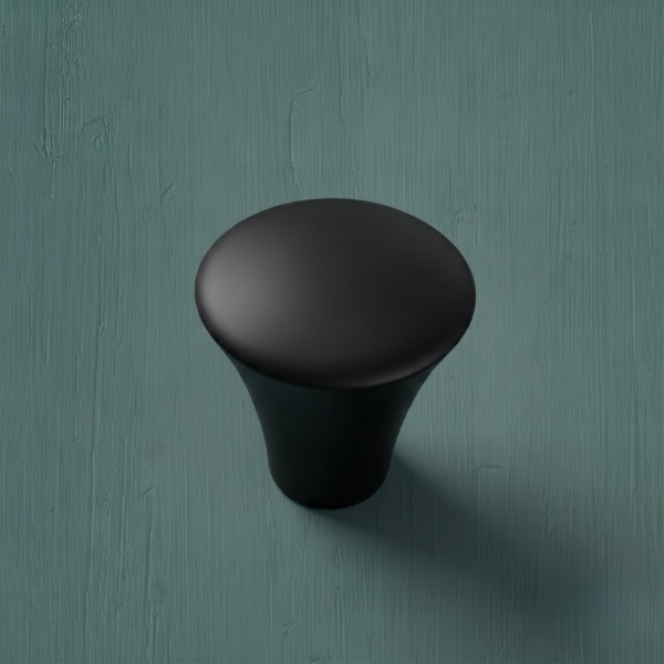 Malvern Kitchen Cabinet Knobs American Copper 30mm Matt Black