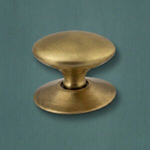 Provence Antique Brass Mushroom Cabinet Knob
