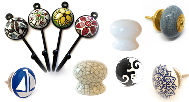 Ceramic Knobs and Hooks 1