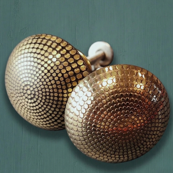 Brass Dimples Cabinet Knob